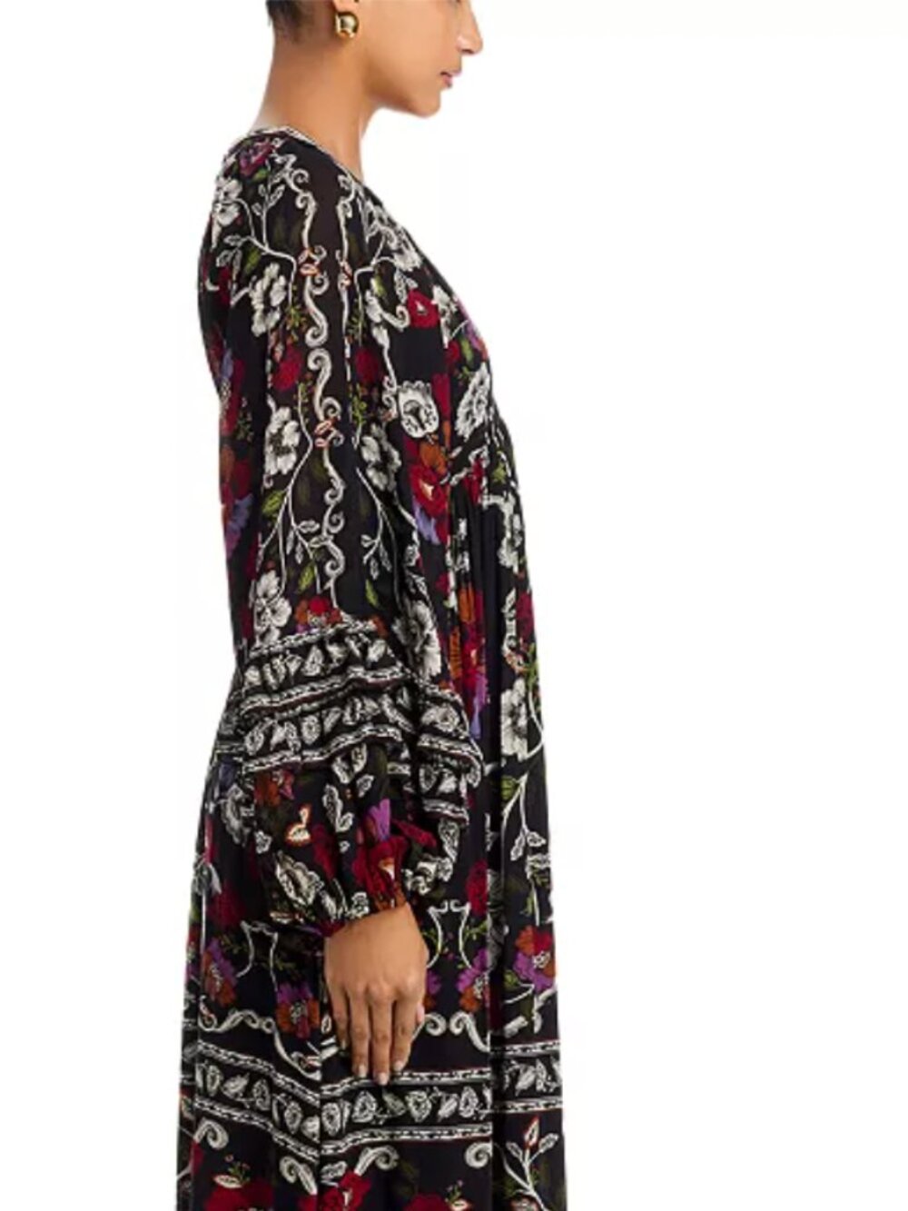 FARM Rio Rococo Flowers Maxi Dress NWT Size Medium - Picture 3 of 9
